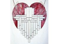 Heart Panel With Bevels